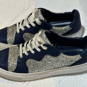 Tory Burch Luxury Sneakers, size 7 1/2.